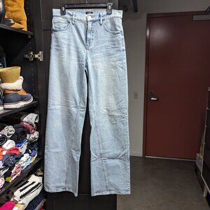 Express High Waist Wide Leg Jeans (8R)